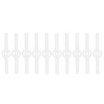 10 Pcs Trimmer Head Blades, Durable Lawn Mower Weed Wacker Cutter Blade Replacement for Cordless Grass String Trimmer Weed Eater