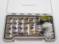 40 Autumn Trout Fishing Flies - Boxed Set, GOOD VARIETY, Mixed Size NBX75