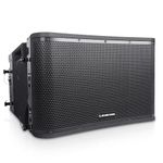 Sound Town ZETHUS Series 12” Powered 2-Way Line Array Loudspeaker System with Two Titanium Compression Drivers, Onboard DSP, for Live Sound, Club, Bar, Restaurant, and School, Black (ZETHUS-112BPW)