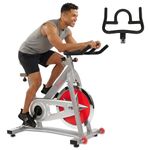 Sunny Health & Fitness Pro Cycling Stationary Bike, 18 kg Flywheel & 4-Way Adjustable Seat for Home Exercise & Indoor Cycle/Cardio Workout - SF-B901