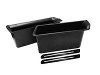 JCE 2PCS For Suzuki Jimny JB64 JB74W 2019 2020 2021 2022 Accessories Front Row Door Side Storage Box Handle Pocket Armrest Phone Container Black