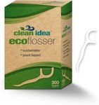 Clean Idea Ecofloss, (300 Picks), EcoFlosser Pick, Floss Picks for Adult and Kids Teeth, Teeth Flossers, Reusable Tooth Floss Picks, Floss Sticks…