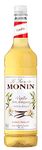 MONIN Premium Vanilla Syrup 1L for Coffee and Cocktails. Vegan-Friendly, Allergen-Free, 100% Natural Flavours and Colourings