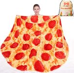 mermaker Pepperoni Pizzas Blanket 2