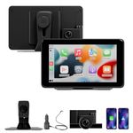 Lifelong 7-Inch Car Display Screen with in-Built Dashcam | Wireless Carplay and Android Auto | Car infotainment System | Car Stereo | Music System with Bluetooth & Voice Control | Easy Installation