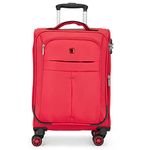 WENGER Fiero-Pro Carry-on Softside Suitcase, 45 litres, Red/Black, Swiss Designed, 612110