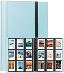 432 Pockets Photo Album for Fujifilm Instax Mini Camera, Polaroid Camera, for Fujifilm Instax Mini 12 11 9 40 99 90 8 7 Evo LiPlay Instant Camera, Polaroid Snap PIC-300 Z2300 Instant Camera (Blue)