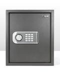 Equal 55L SecureLitePro Safe Locker for Home | Economic Electronic Safe Locker with Programmable Pincode Access and Mechanical Emergency Key | 3 Years Limited Warranty | 55 Liter - Grey