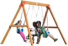 Dolphin Playground Glider Swing for