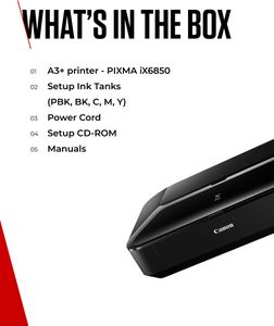 Canon PIXMA iX6850 Wireless Inkjet Printer – A3, Wi-Fi