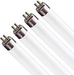 LUXRITE LR20765 (4-Pack) 54-Watt 4 FT T5 High Output Fluorescent Tube Light Bulb, Daylight 6500K, 4200 Lumens, G5 Mini Bi-Pin Base