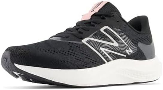 New Balance Women's Dynasoft Pro Run V2 Running Sport Sneakers Shoes Black/Blacktop/Pink Moon/White 9.5
