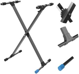 Chetty Adjustable Portable Keyboard Stand Foldable Sturdy Lightweight Height Adjustable Universal Durable AntiSlip Stand for 61-Key 88-Key Piano Studio, and Performances (TT4)