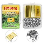 EMBerg Endurance Blades (18 Pack) for Husqvarna Automower Gardena McCulloch Robotic Lawnmower Mowing Lawn Mower Robo Robot Accessories Replacement Blade for 315 430 435 450 Others. (Titanium Coated)