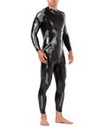 2XU Men's MW5124c-Propel Pro Wetsuit, Black/Silver, Medium Solid