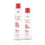 Schwarzkopf Professional Bc Peptide Repair Rescue Conditioner, Red, 200 ml and Bc Peptide Repair Rescue Micellar Shampoo, Red, 250 ml