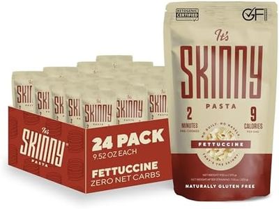 It’s Skinny Low Carb Pasta - Pre-cooked Fettuccine Pasta, Konjac Shirataki Noodles, Gluten Free Pasta, Vegan and Keto-Friendly (24-pack)