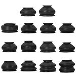 Ball Joint Boot,14 Pcs Universal Multipack Ball Joint Rubber Dust Boot Covers Track Rod End Set Kit