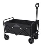 Folding Wagon Cart,Portable Heavy Duty Utility Foldable Garden Wagon Cart for Sports, Shopping, Camping and Outdoor Sport