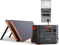 Jackery Explorer 3000 Pro Solar Generator + Manual Transfer Switch, 3024Wh 3000W Portable Power Station with 2 * 200W Solar Panels, up to 3kW Plug & Play Home Backup Power