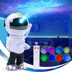 Astronaut Star Projector Night Light,Galaxy Projector, Galaxy Starry Nebula Ceiling Projection Lamp with Remote Control 360° Adjustable, Gift for Kids, Room Decor for Bedroom, Birthday Party