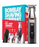 Bombay Shaving Company 11 in1 Multi Grooming Kit | All in One Full Body Trimmer for Men | 120 Min Charge time, 90 Min Runtime, Charging Indicator | IPX6 Water Proof | Nose, Ear, Beard, Body, Hair Trimmer Men