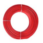 Master Cable 1.5 sqmm 91 Metre CCA Copper Multi Strand House Fitting FR PVC Lite Electric Wire Cable for Gauge 10 No. (1.5 sqmm, Red)