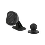 Scosche - MagicMount Select Car Phone Holder Magnetic Dashboard Phone Holder Standard & Short Base for Smartphone & iPhone All Models