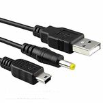 Mr. Gadget's Solutions 2-in-1 USB Data Transfer Charger Cable for PSP 1000 PSP 2000 PSP 3000 PS3 - Fast Charging and High-Speed Data Transfe