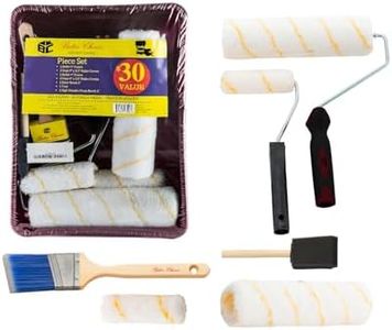 Bates- Paint Tray Set, 11 pcs, Paint Roller Kit, Paint Rollers 9 Inch, Small Paint Roller, Paint Roller Tray, 4 Inch Paint Roller, Paint Roller Set, Paint Kit for House Painting, Paint Roller Covers