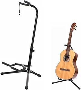 PETHOMEAU Guitar Stand - Adjustable Fit Electric, Classical Guitars and Bass, Guitar Accessories, Folding Guitar Stand