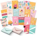 Mr. Pen- Assorted Birthday Cards with Envelopes, 20 Pack, 4 x 6 Inches, Birthday Cards Pack, Bulk Birthday Cards, Birthday Card Pack, Box of Birthday Cards, Greeting Cards Birthday