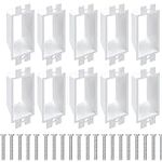 10Pcs Electrical Power Outlet Box Extender Kit with 20Pcs Screws– Single Gang Box Extender - Single Receptacle Heavy Duty Plastic