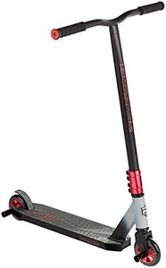 Mongoose Rise 100 Pro Freestyle Kick Scooter, Black/Red