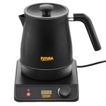 Futura 1.4 Litre Electronic Smart Kettle with Micro-Chip, Electric Hot Water Kettle for Tea, Coffee, Soup, Gargling, Black (FKTA1)