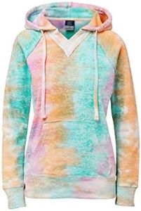 MV Sport Tie Dye Sweatshirts Hoodies for Women Rainbow Lightweight Pullover - Cotton Fleece Hoodie for Fall Winter Outfits