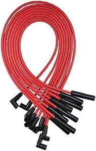 A-Team Performance - Silicone 8.0 mm Spark Plug Wires Set Ignition Accessories Automotive Wire Kit - Compatible with AMC Jeep V8 290 304 343 360 390 401, Red - Durable to Withstand Wear and Tear