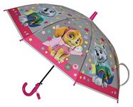 CHAATEWALA™ Translucent Skye Female Character Paw transparent Children Dome Umbrella/Umbrella for Girls/Umbrella for Children/Umbrella for Girls