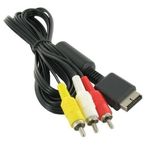 AV to 3 RCA HD Audio Video Cable Lead 1.8 M for Sony Playstation 1 2 3 (PS1, PS2, PS3)