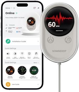 SOMNDEEP Smart Non-Contact Health Monitor | Precise Data + Medication Tracking + Data Sharing | Ideal for Seniors and Patients with Chronic Diseases at Home