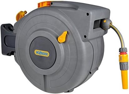 Hozelock 2490R8000 Auto Reel hose box with 20 m hose, assorted colors