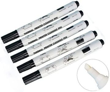 Thermal Printer Cleaning Pen Printhead Cleaner Kit for Electronic Face Sheet Print Head Alcohol Cleaning Card Printer, Pack of 5