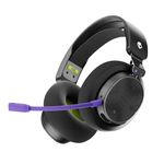 Skullcandy PLYR Multi-Platform Over-Ear Wireless Gaming Headset, 50mm Drivers, 24Hr Playtime + Rapid Charge, Enhanced Sound Perception, AI Microphone, Works with Xbox PlayStation and PC- Digi Black