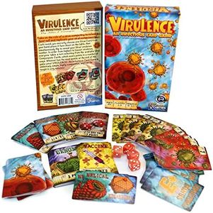 Virulence: An Infectious Virus Card Game - Educational Bidding Game for Kids 8+ - Perfect Biology Board Game for Kids, Teens, and Adults - Medical Science Gifts for Nurses, Doctors, Teachers