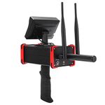 Underground Metal Detector, Long Distance Professional Accuracy Pinpointer Metal Scanner Treasure Finder with High Definition Screen for Gold Silver Copper Gems