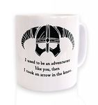 Arrow In The Knee (black Detail) Mug