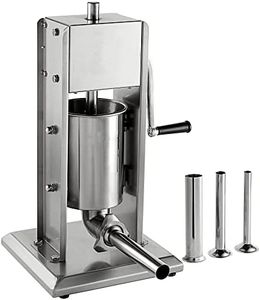 YBSVO 7 LB Stainless Steel Sausage Stuffer and Sausage Makers