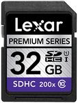 Lexar Professional Premium Series 32GB Class 10 UHS-I 200x Speed (30MB/s) SDHC Flash Memory Card