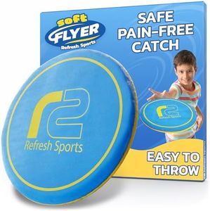 Soft Disc Flying Toy - Doesn't Hurt to Catch - Flying Disc For Kids & Adults All Ages - Easy to Learn - Beach Toys Friisbee For Kids Outdoor Games - Gifts for Boys & Girls 4 5 6 7 8 9 10 11 12 13 & Up