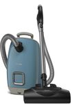Miele Guard L1 Bagged Canister Vacuum Cleaner with AirClean Filter, AllTeQ Universal Floorhead, Electrobrush and Plus/Minus Foot Controls, Nordic Blue – 41UFE037CDN